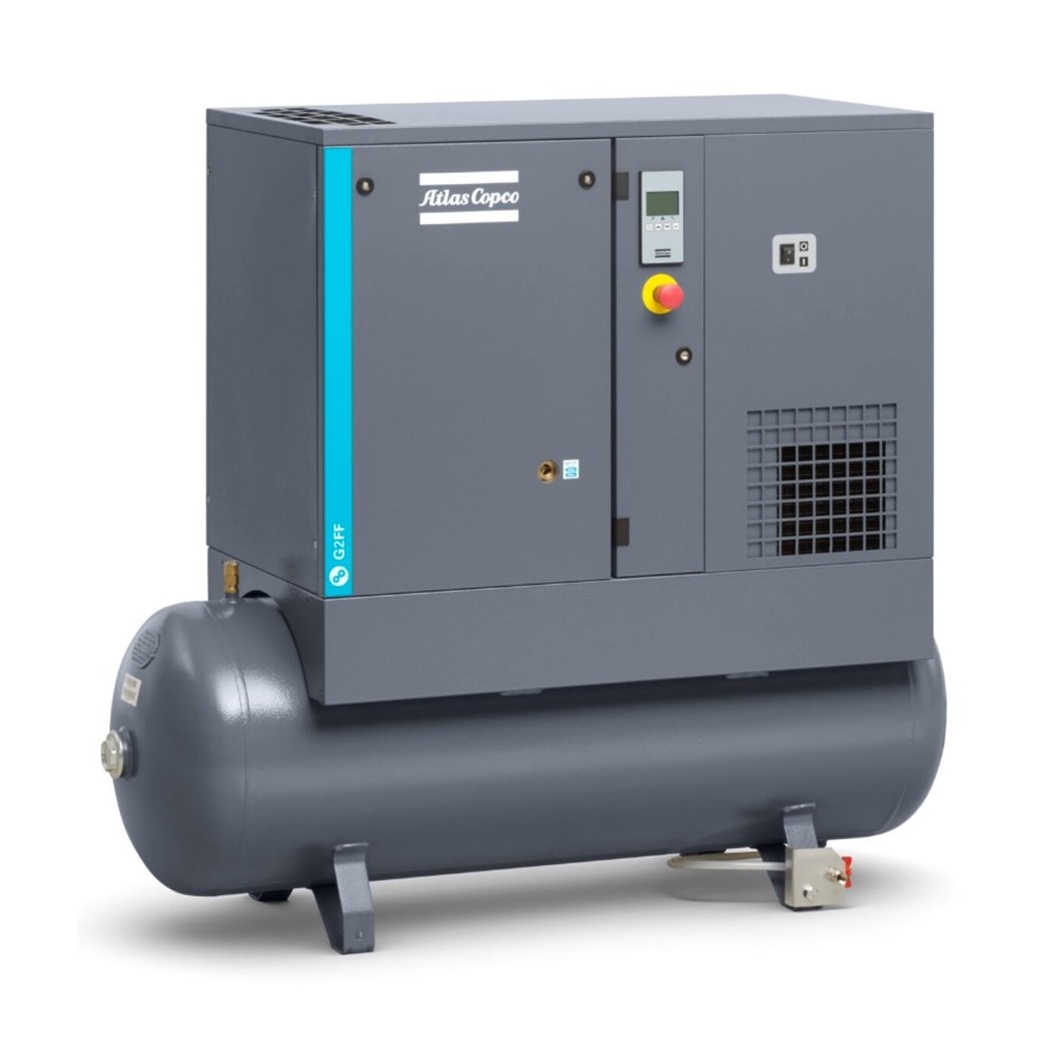 Atlas Copco G2FF Compressor complete with dryer